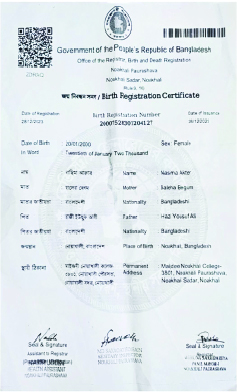 Image of নাছিমা আক্তার